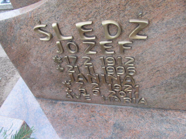 Grób Janina Śledź