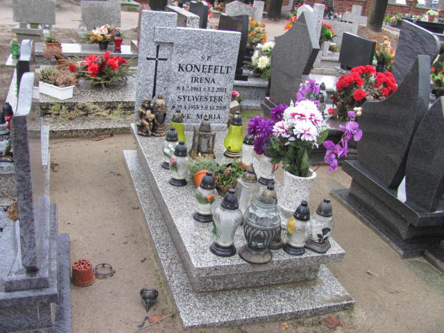 Grób Irena Konefeld