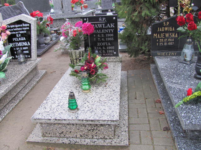Grób Walenty Pawlak