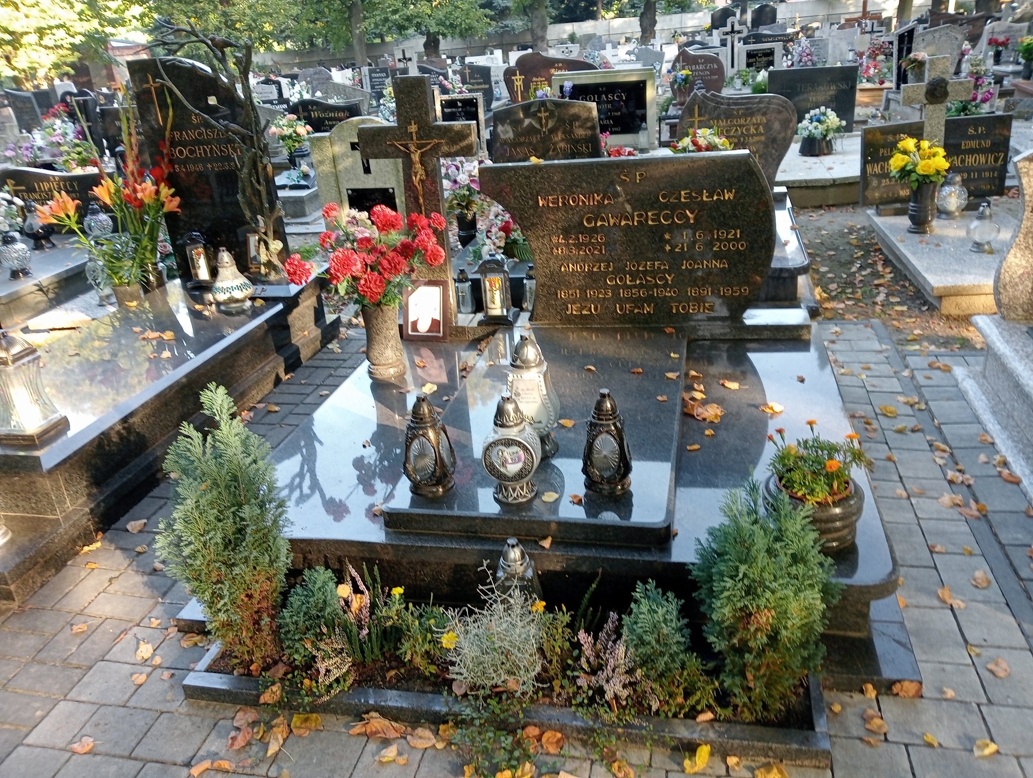 Grób Weronika Gawarecka