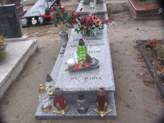 Grób Weronika Miodowicz