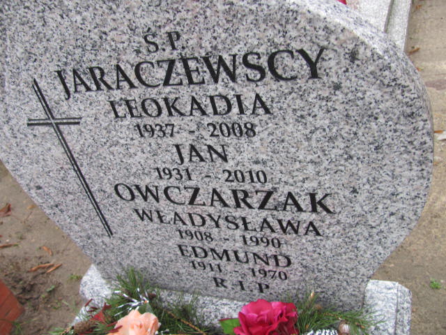 Grób Jan Jaraczewski