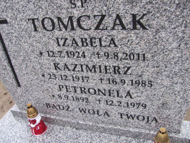 Grób Petronela Tomczak