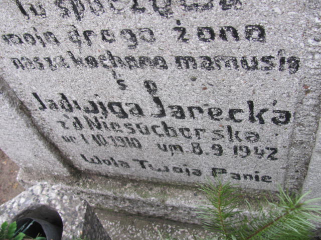 Grób Jadwiga Jarecka