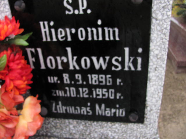 Grób Hieronim Florkowski